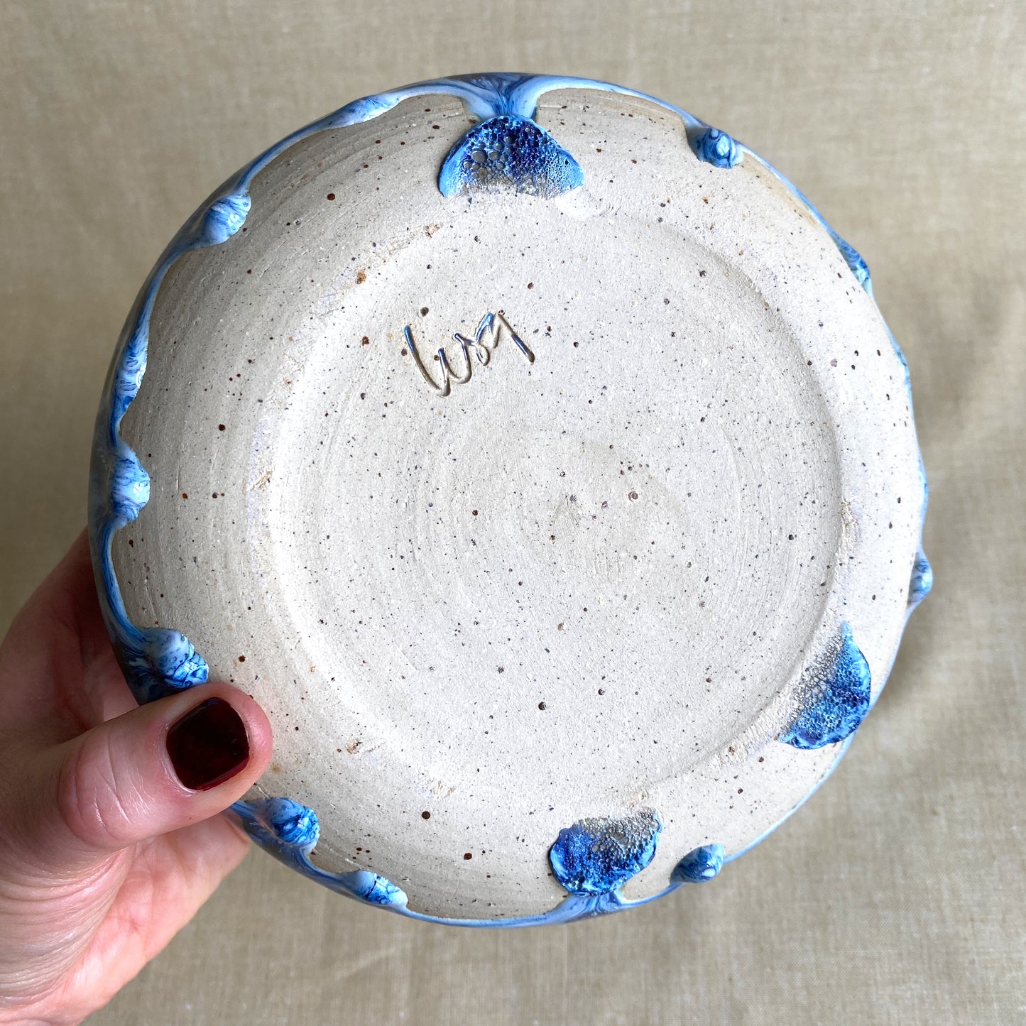 Bullig skål – Blue Leopard