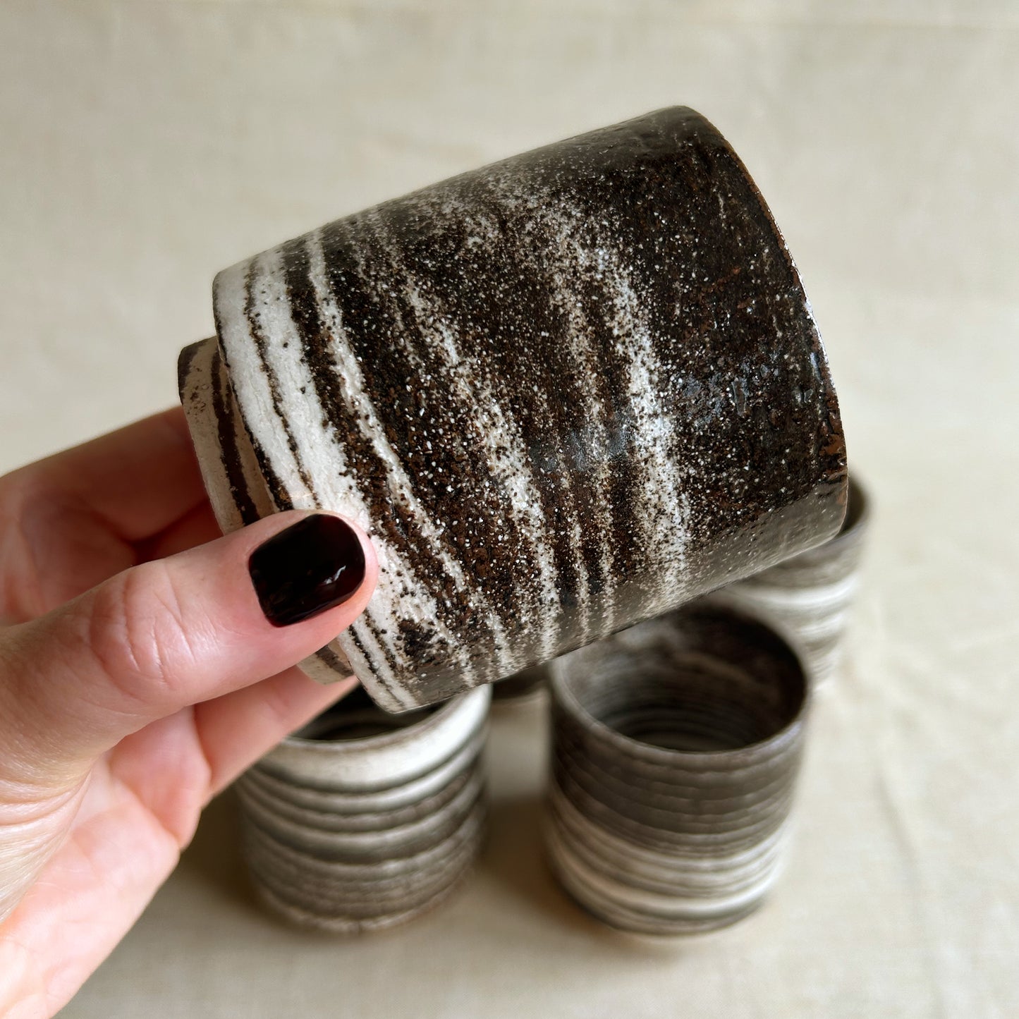 Kaffekopp – Zebra – rät fot