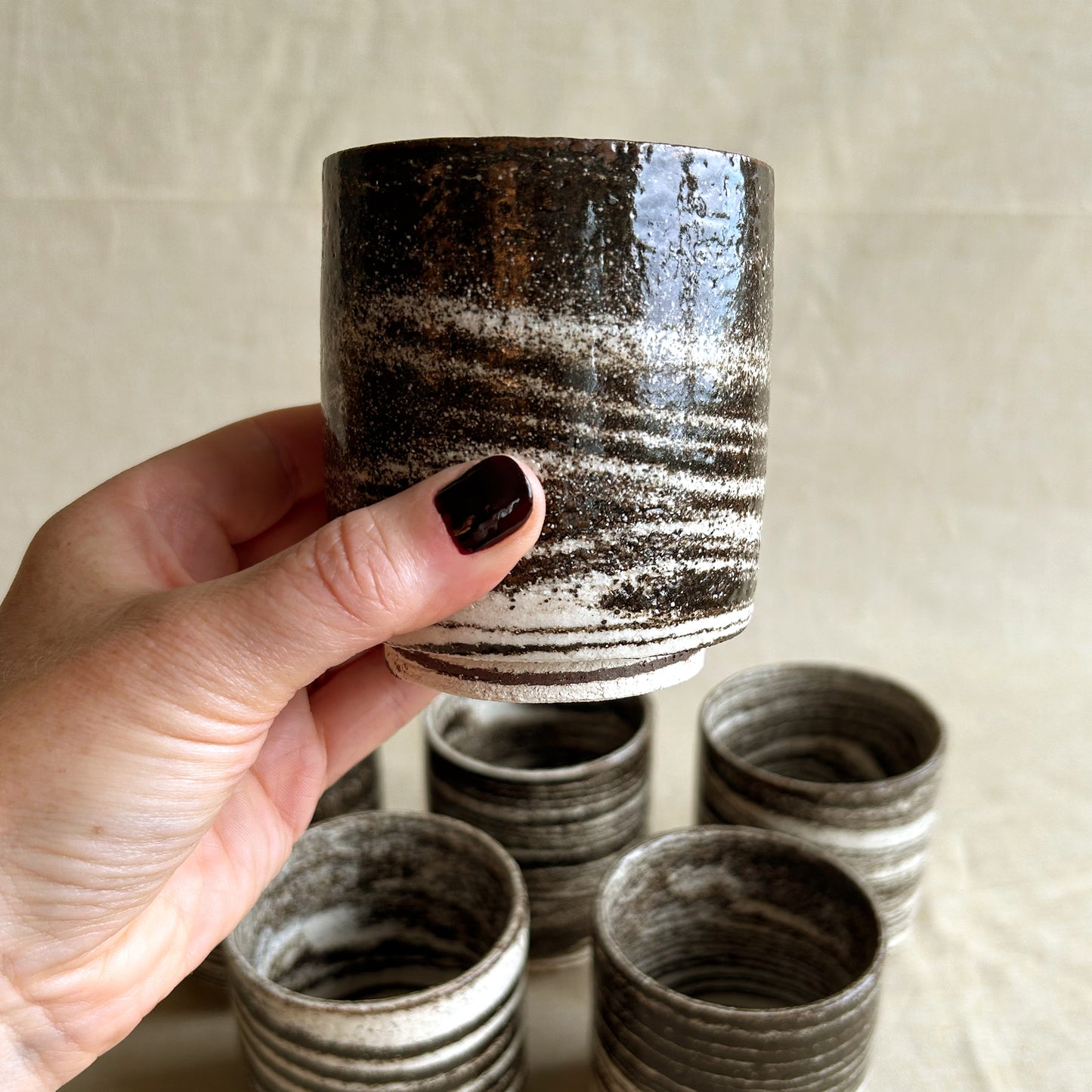 Kaffekopp – Zebra – rät fot