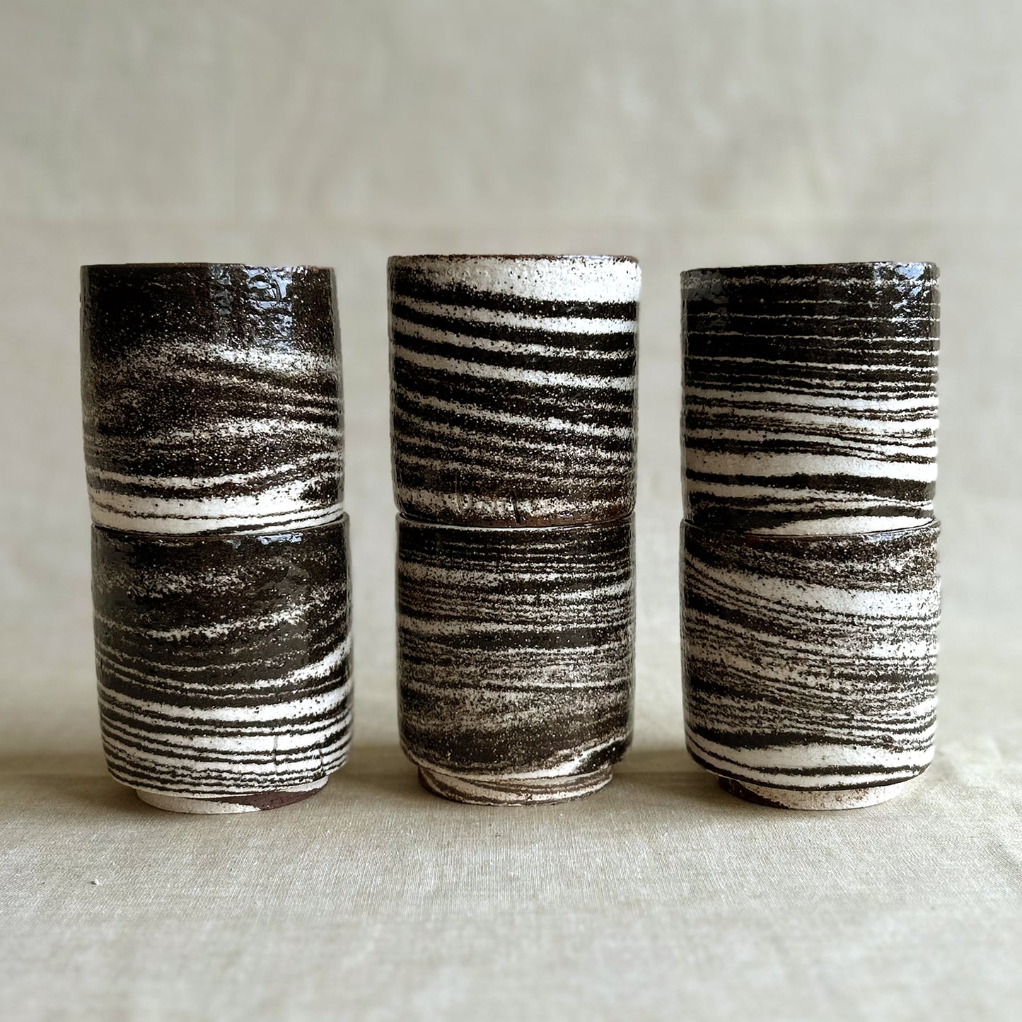 Kaffekopp – Zebra – rät fot