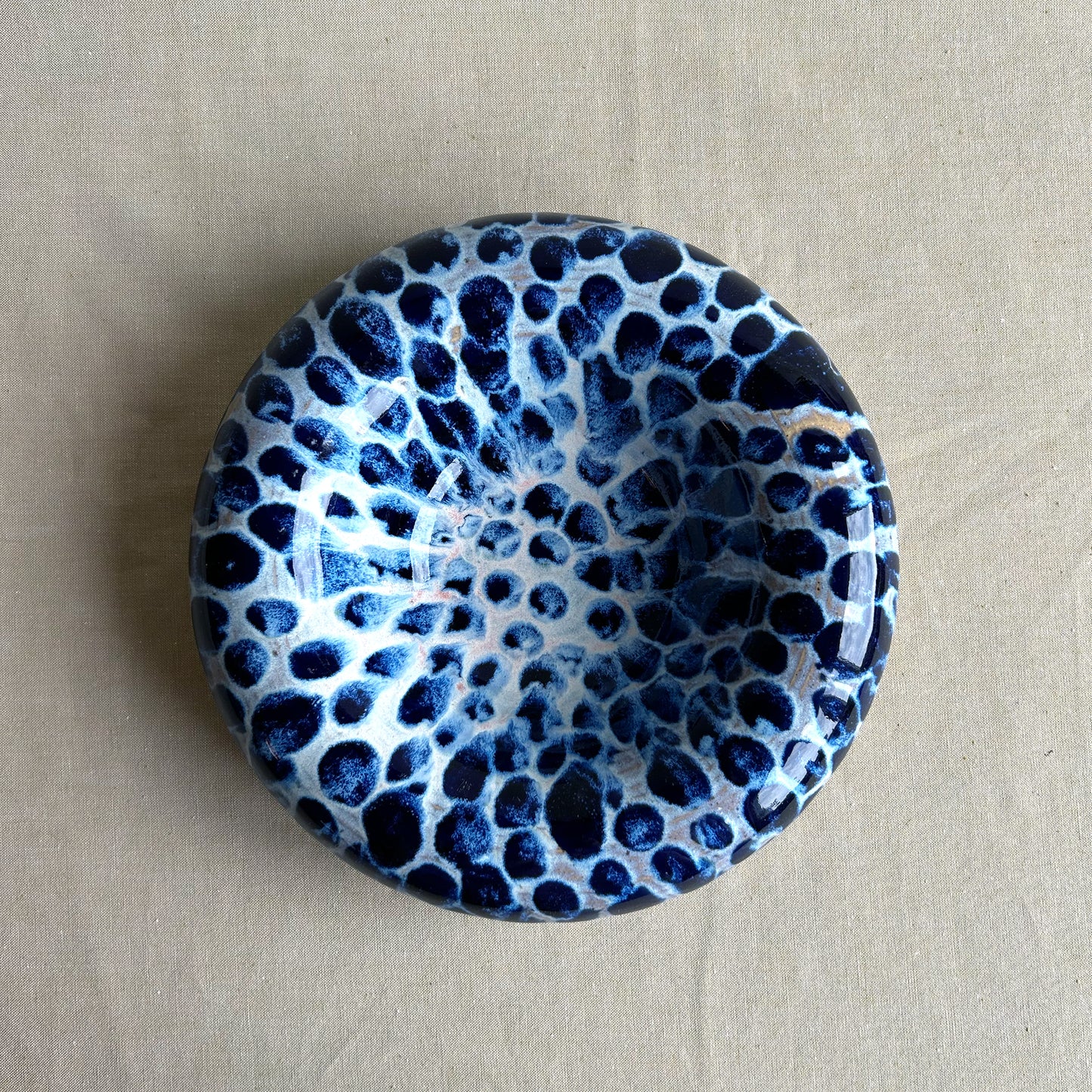 Väggkonst & skål – Blue Leopard No. 02