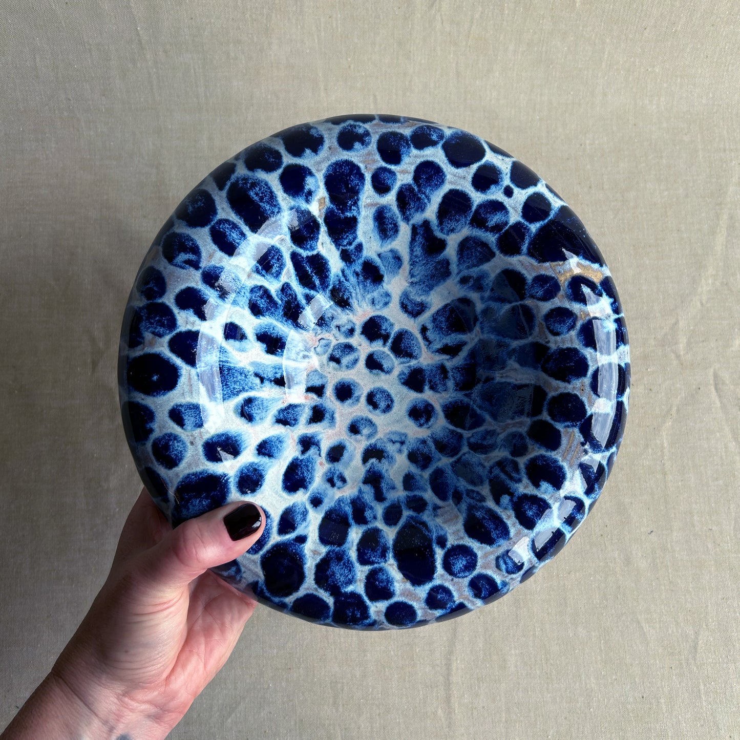 Väggkonst & skål – Blue Leopard No. 02