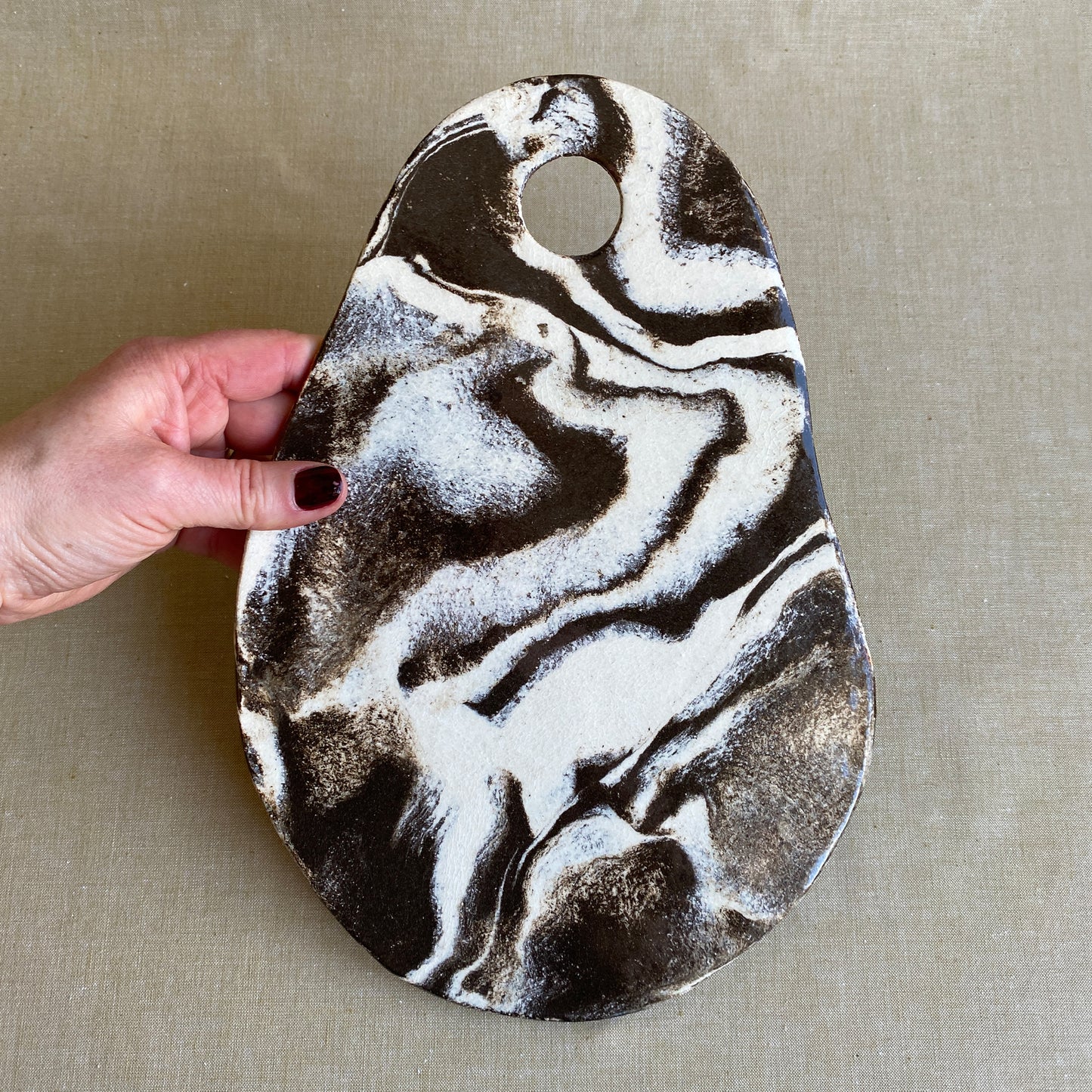 Handgjord ostbricka – S – Galaxy