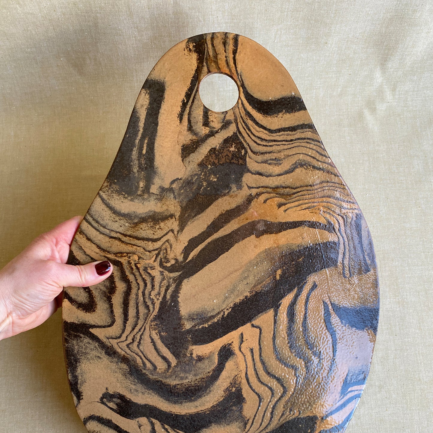 Handgjord Ostbricka – XL – Earth