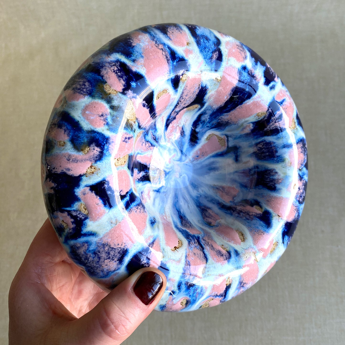 Bullig skål – Pink Leopard