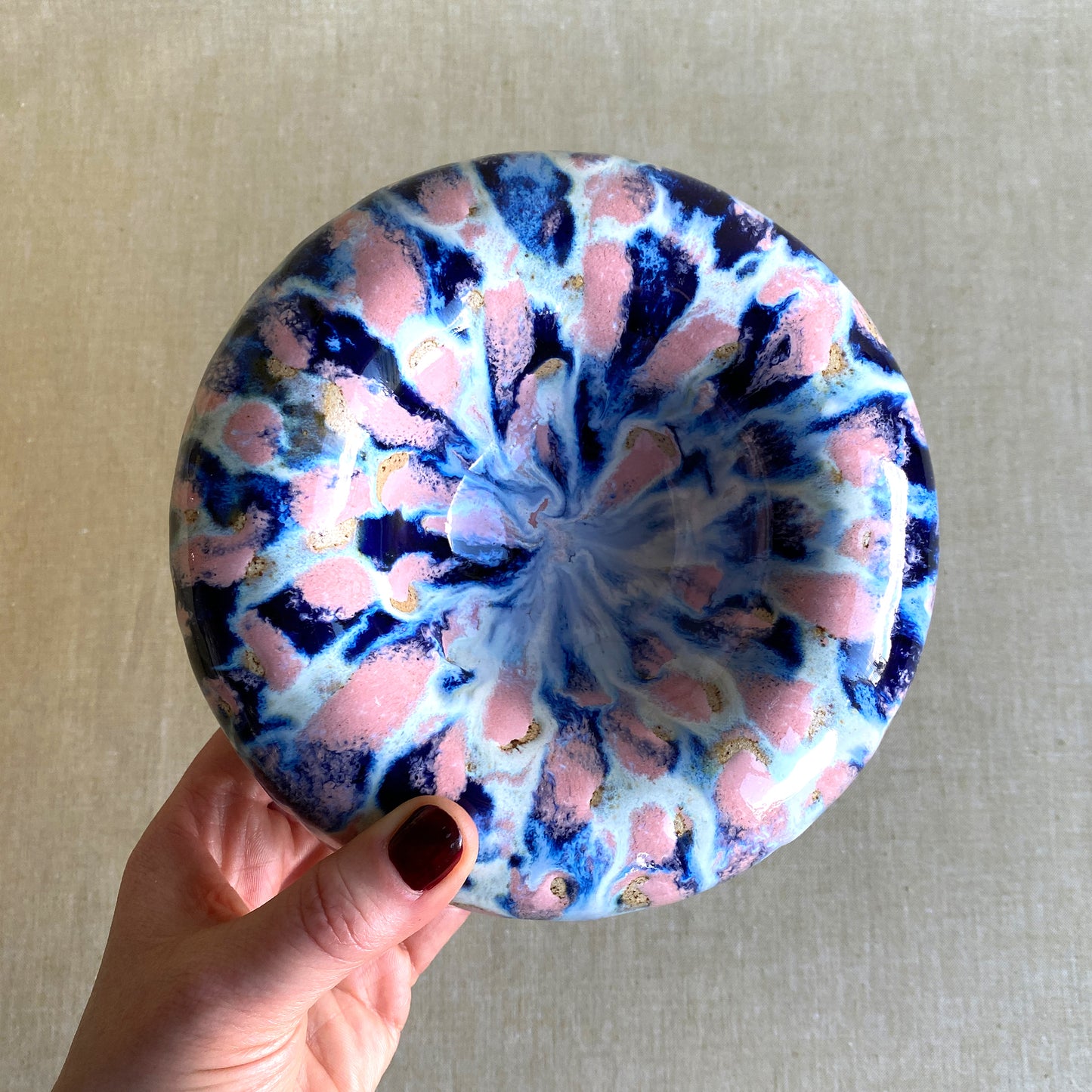 Bullig skål – Pink Leopard