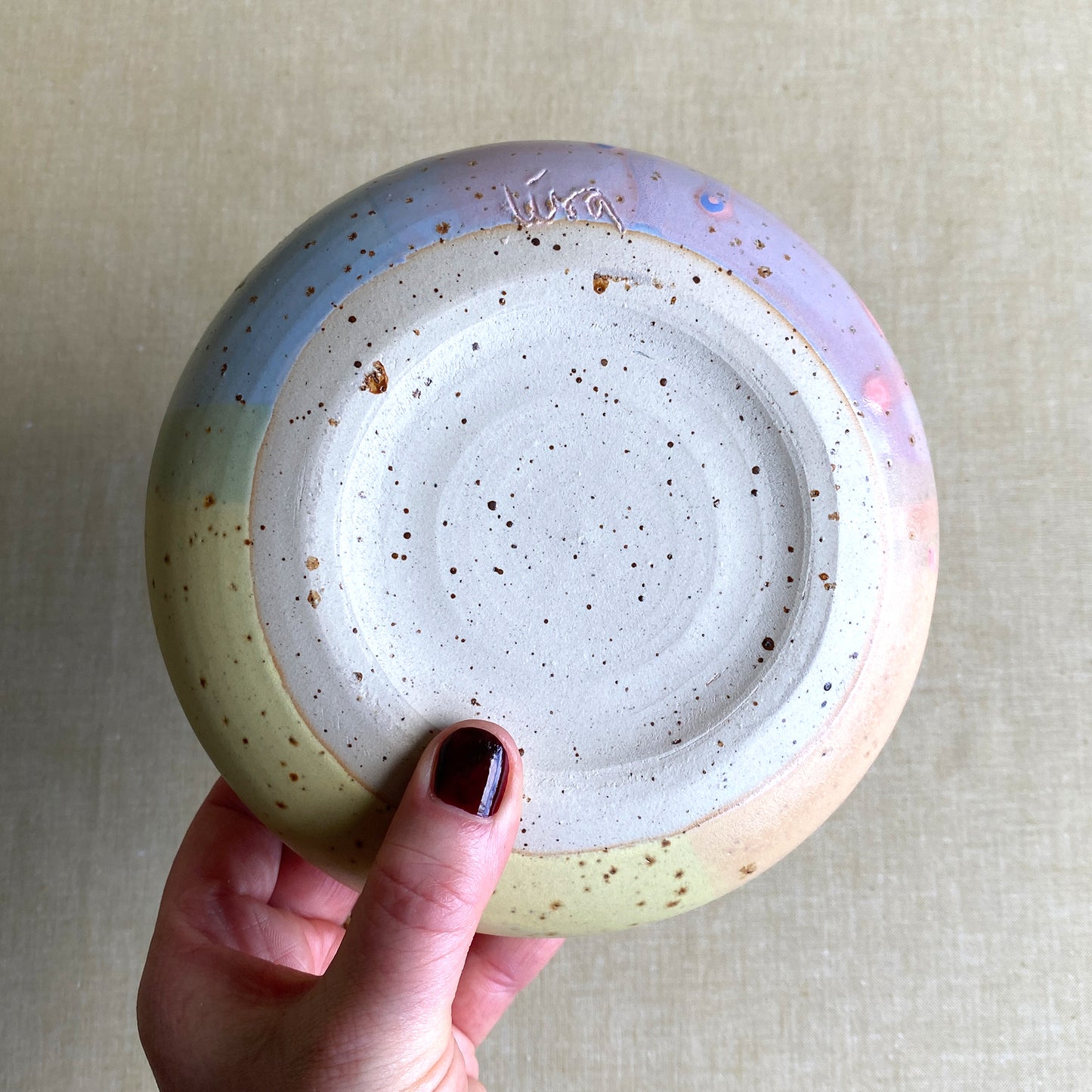 Bullig skål – Rainbow Fade