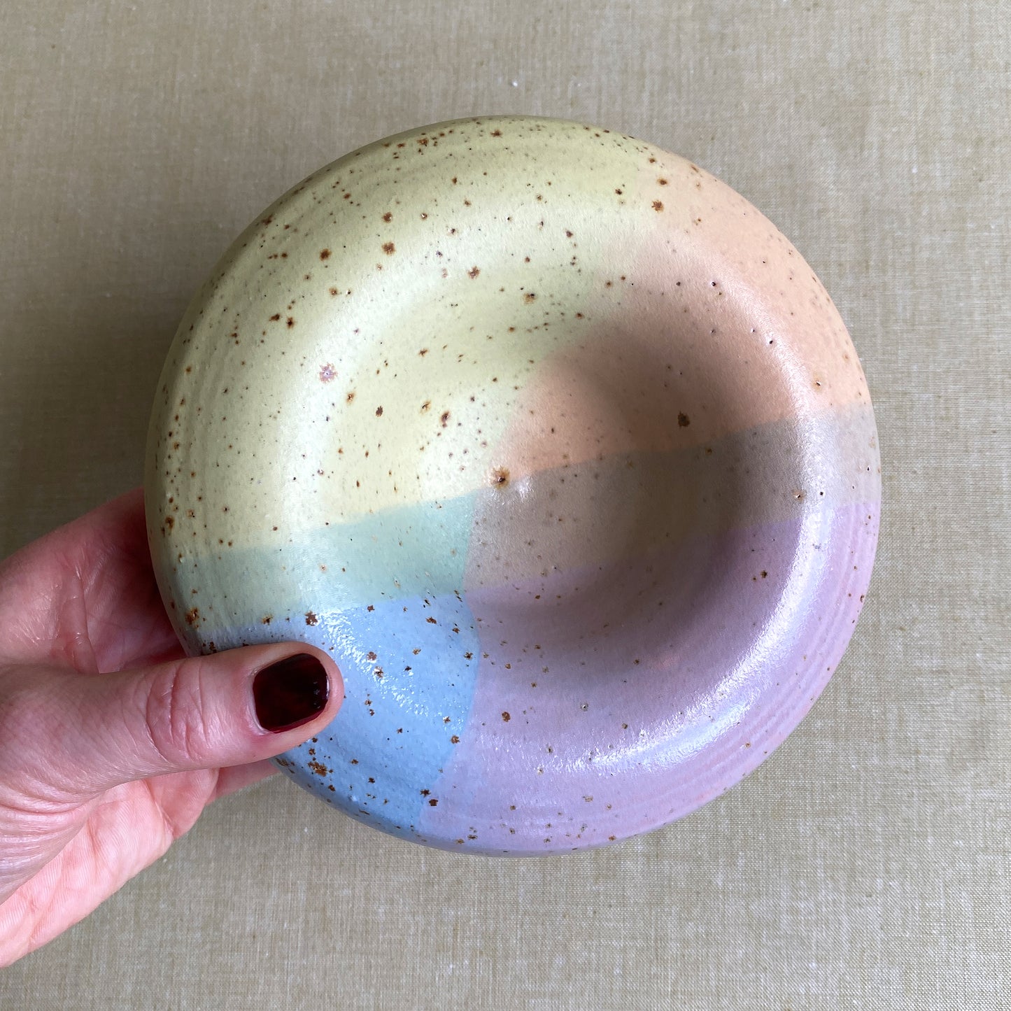 Bullig skål – Rainbow Fade