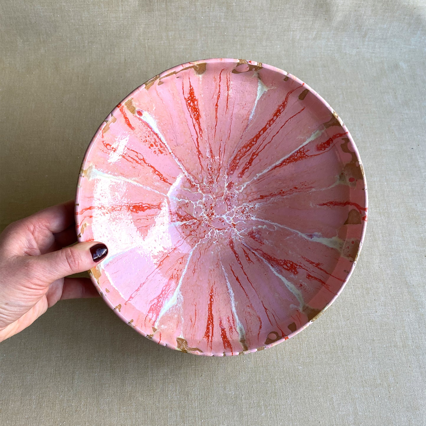 Stor skål – Sorbet Swirl No. 01