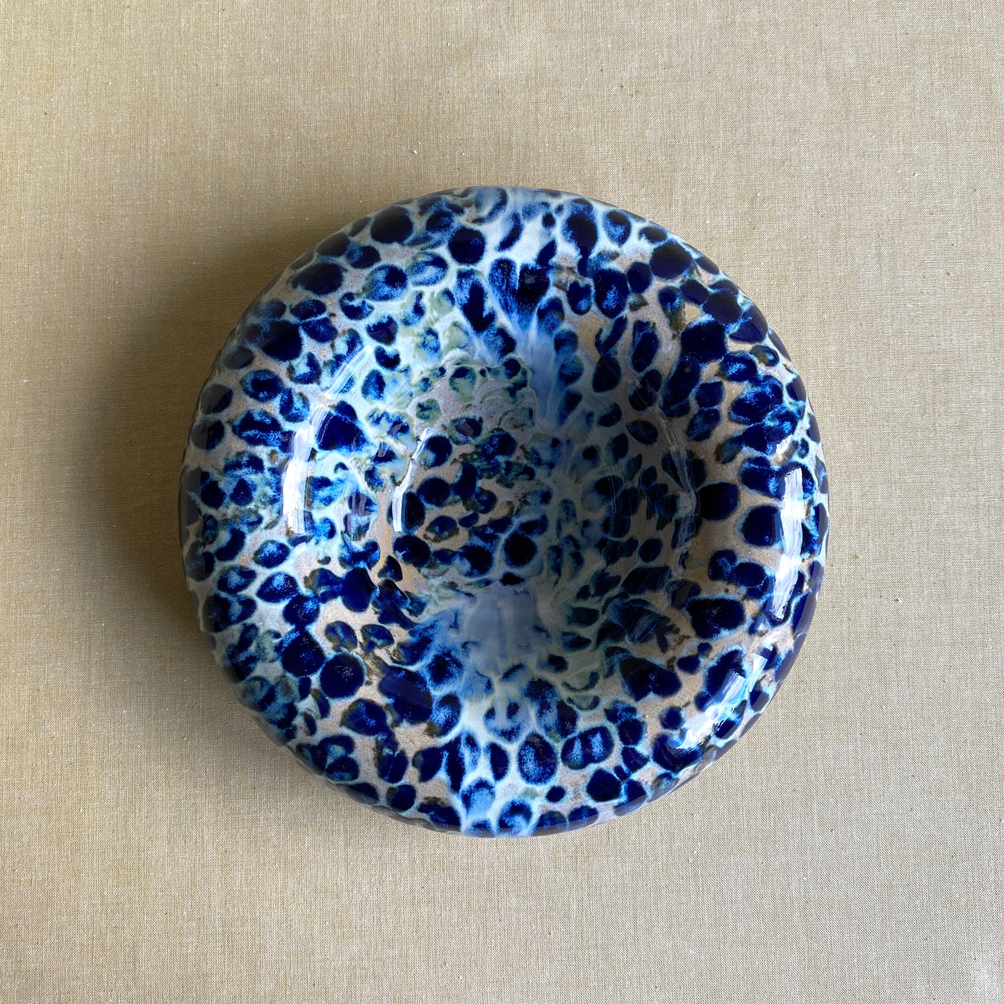 Väggkonst & skål – Blue Leopard No. 01