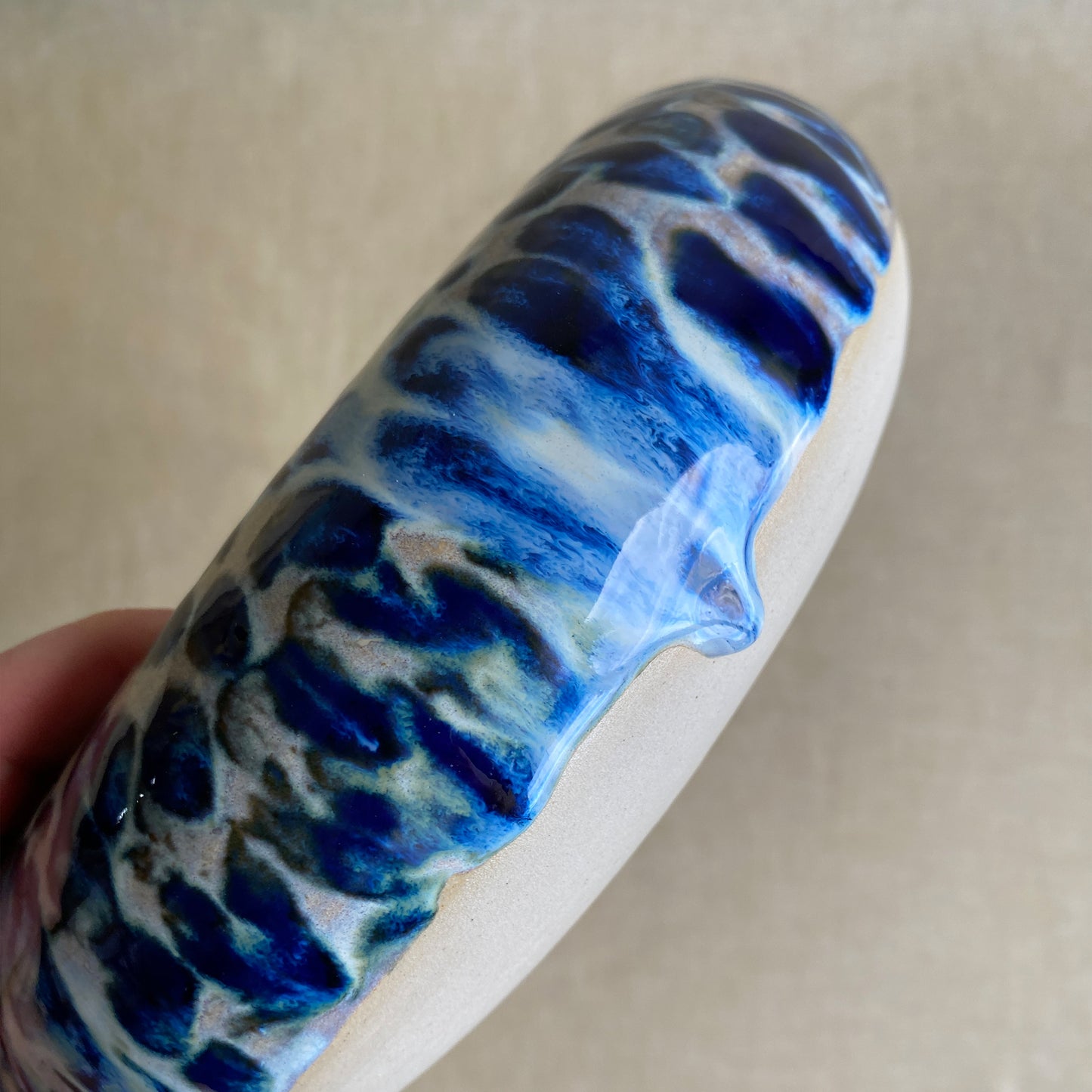 Väggkonst & skål – Blue Leopard No. 01